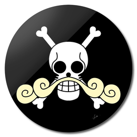 One piece roger pirates jolly roger flag symbol logo