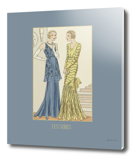 Les soirs - Haute couture, Art Deco, 1920s vintage
