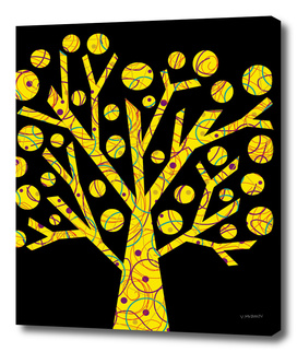 Yellow magical tree