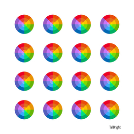 Color wheel pattern