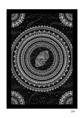 Black and White Gravitation Mandala