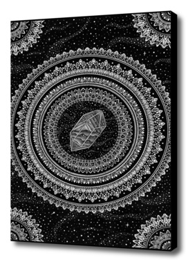 Black and White Gravitation Mandala