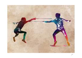 fencing sport art #fencing #sport