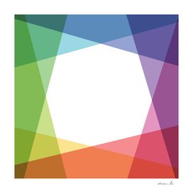 Fig. 001 Abstract Geometric Rainbow Edges Modern Art