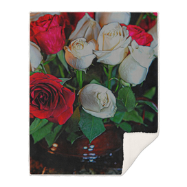 Red and White Roses 3