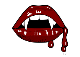 Vampire blood drip