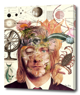 Kurt Cobain Surreal Collage