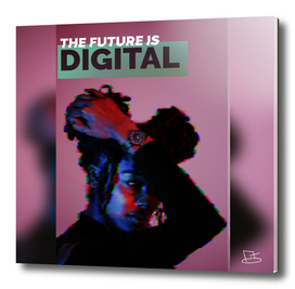 The Future Is Digital - Woman