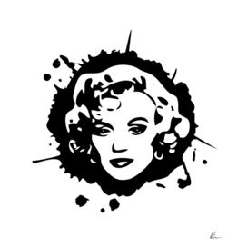 Marilyn Monroe | Ink Blot | Pop Art