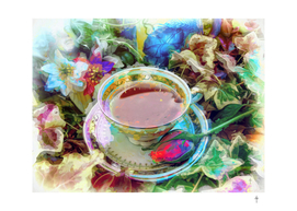 A Cup Of Tea For Van Gogh - Color Version