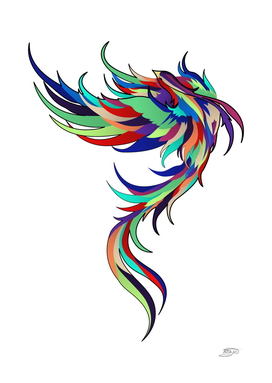 Colorful phoenix