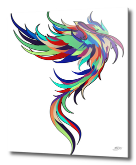 Colorful phoenix