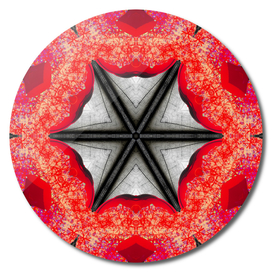Wooden Star Mandala