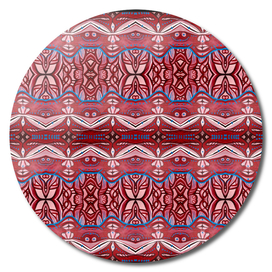 Jelly Fish Eyes Abstract Animal Red Pattern