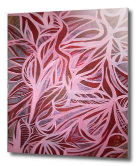 Muscles Intertwine Pink Art