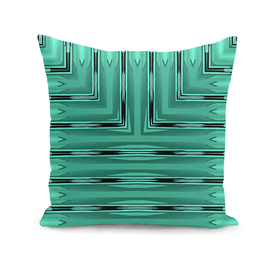Art Deco Metallic Green Stripes