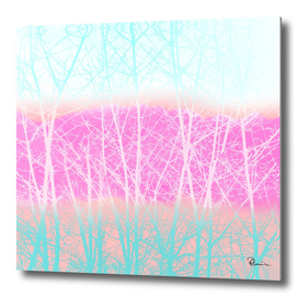 Winter Branches in Ice Cream Colors