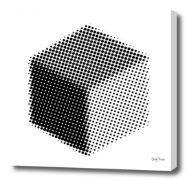 Cube in Halftone