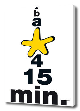 b a Star 4 15 Min. - yellow