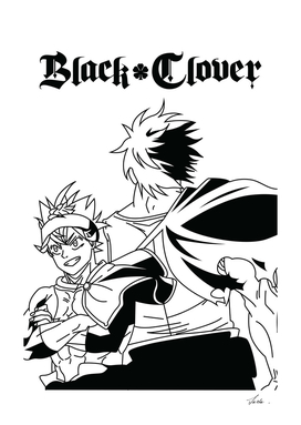 black clover anime poster