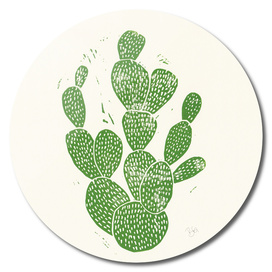 Linocut Cacti