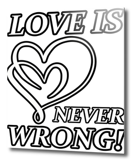 Love is never wrong