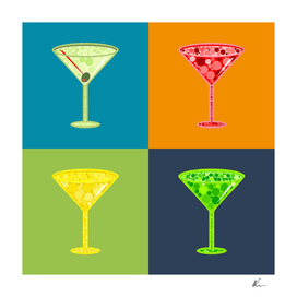 Martinis Pattern | Pop Art