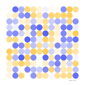 Blue Circles Pattern