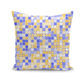 Yellow and Blue Dots Geometry