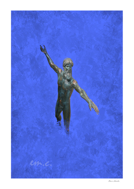 Poseidon God Blue