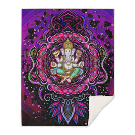 Mandala HD Ganesh version Purple