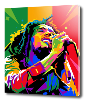 Bob Marley Pop Art Wpap