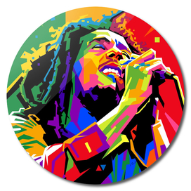 Bob Marley Pop Art Wpap