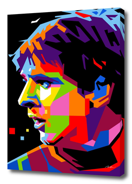 Lionel Messi Barcelona Pop Art