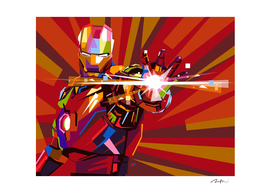 The Iron Man Pop Art Wpap