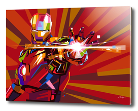 The Iron Man Pop Art Wpap