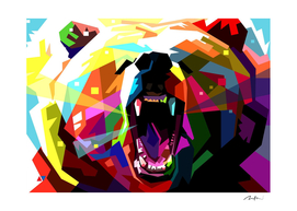 bear pop art wpap