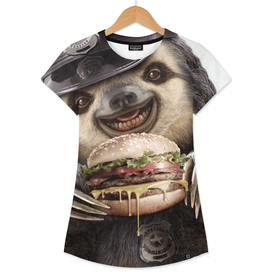 Burger Sloth Cop