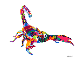 scorpion pop art wpap