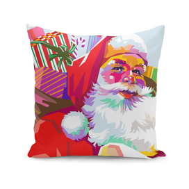 Colorful Santa Klaus