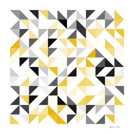 Yellow Geometric Art