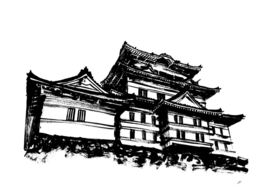 Japan castle 1A
