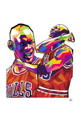 Michael Jordan Pop Art