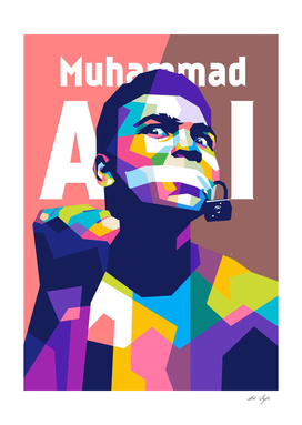 Muhammad Ali in WPAP Style