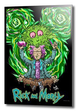 rick and morty trippy