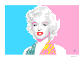 Merilyn Monroe Pop Art Portrait