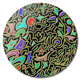 swirl retro abstract doodle