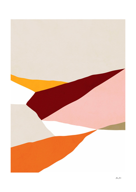 Abstract Fields 2b. Orange & Pink