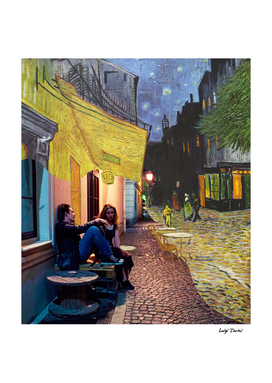 Before Sunrise and Van Gogh's Café Terrace at Night
