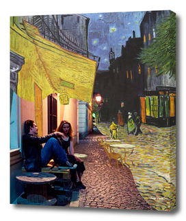 Before Sunrise and Van Gogh's Café Terrace at Night